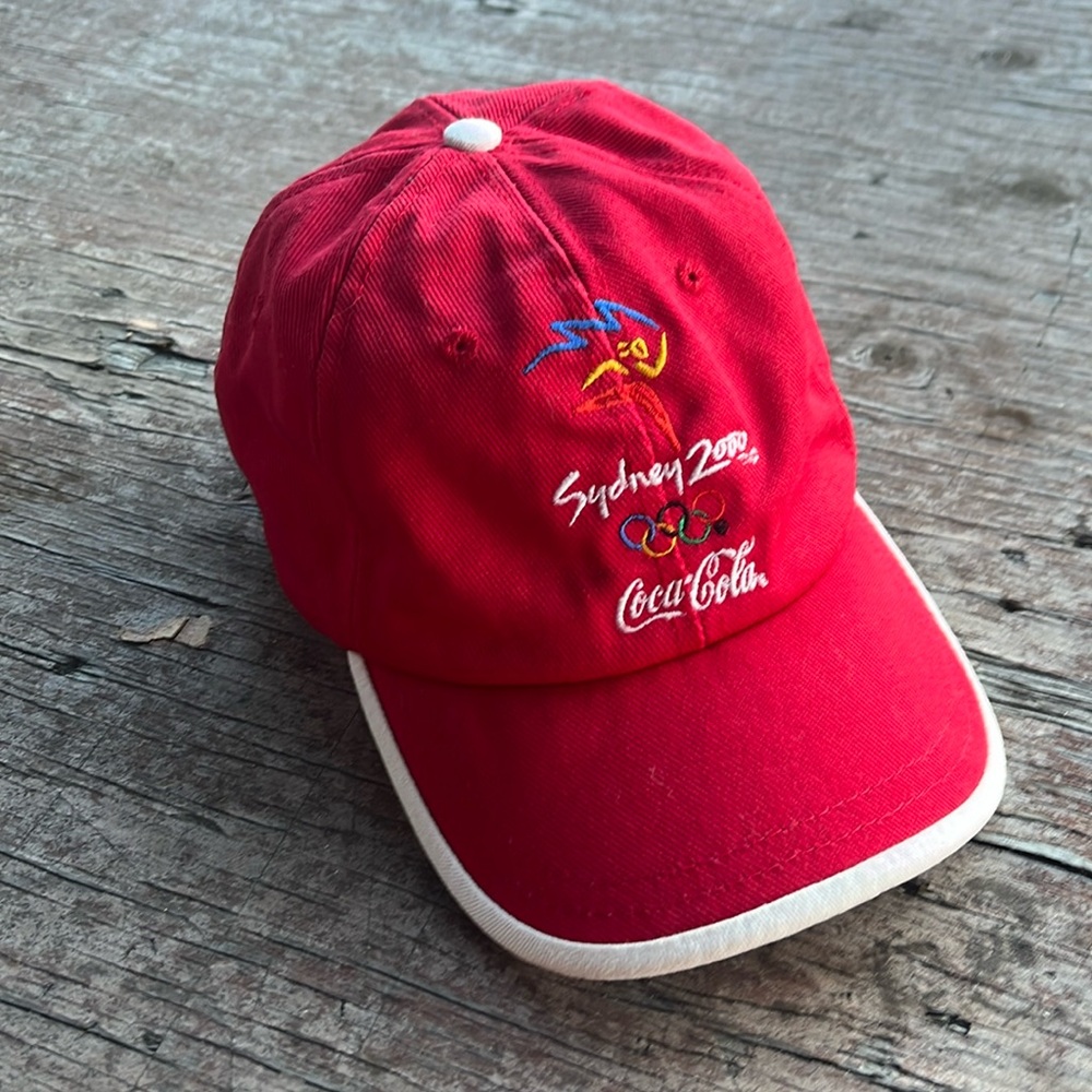 Vintage Sydney Olympic Hat / Coca Cola / Roots / 2000